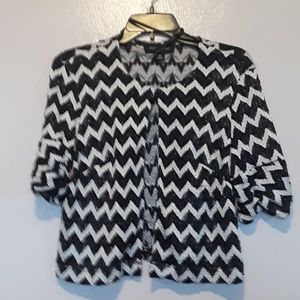 N W/O T, Black and Silver Vest